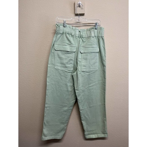 BP High Waist Ankle Mom Jeans Size 30 High Rise Mint Cream NEW - Picture 7 of 8